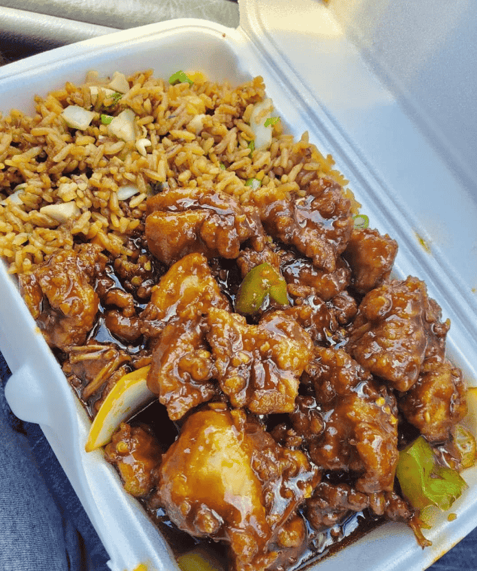 Jerk Chicken with Rice and Peas